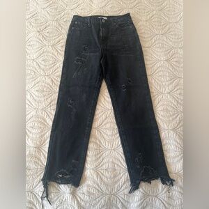 GB Girls Distressed Black Jeans Size Girls 10